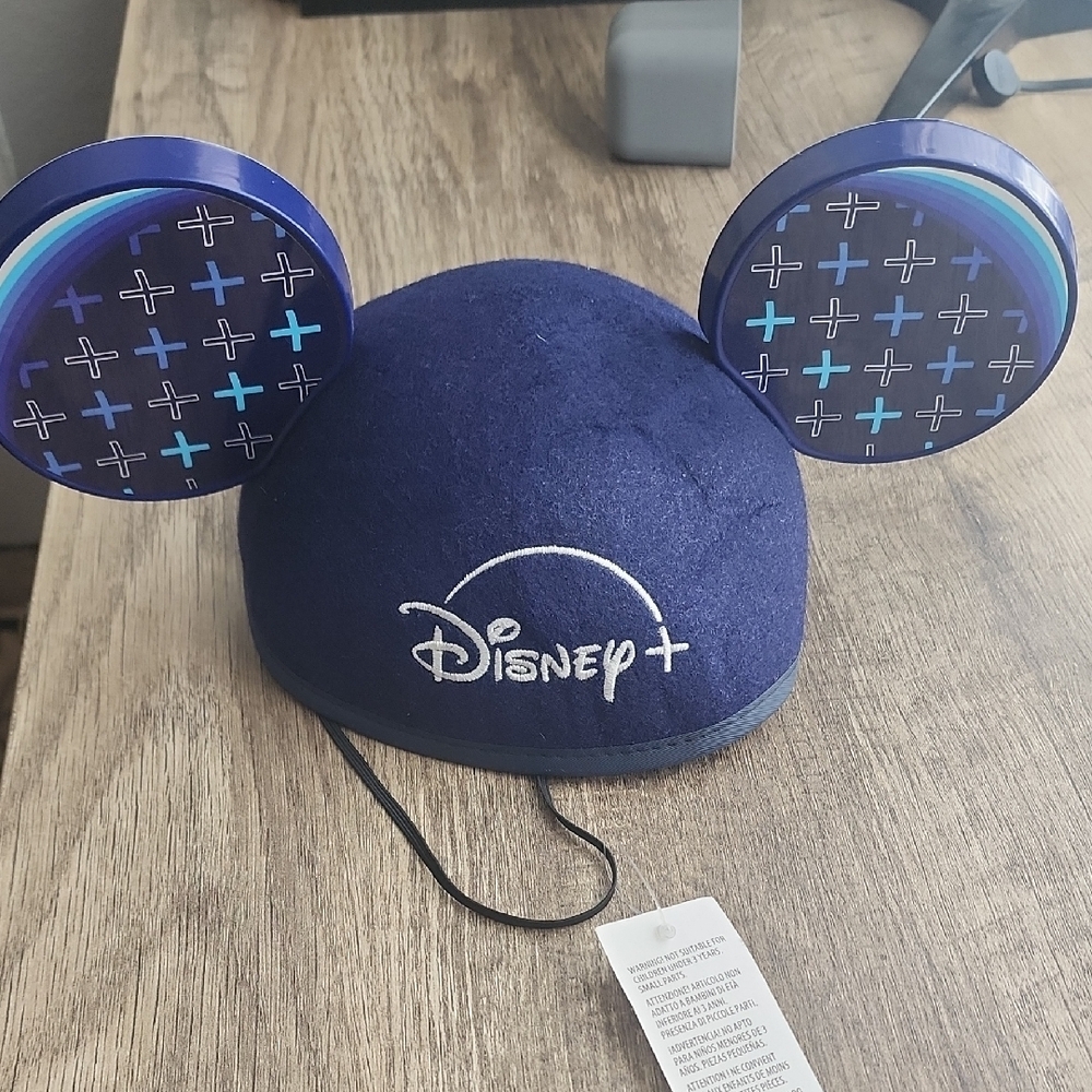 Disney+ Navy Mickey Ears Cap